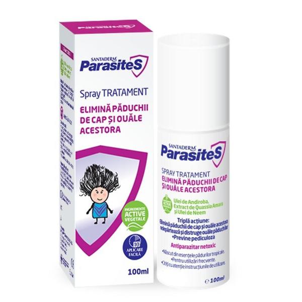 Spray Tratarea Paduchilor Santaderm Vitalia Pharma, 100 ml esteto.ro imagine noua