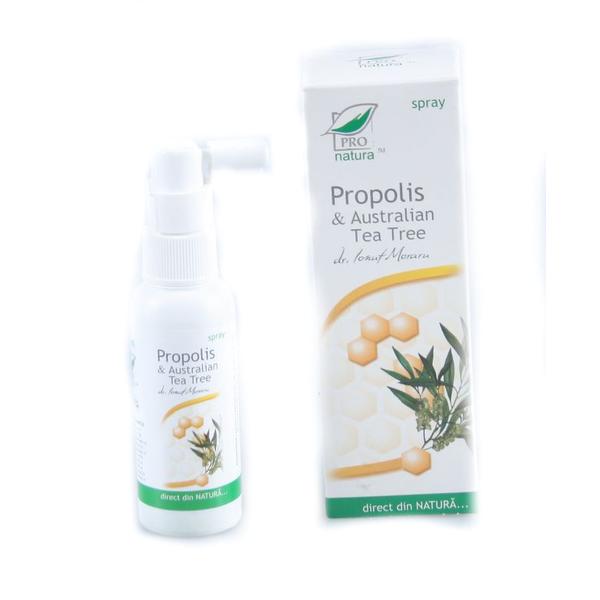 Spray propolis si tea tree medica, 100 ml