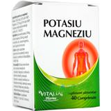 Potasiu si Magneziu Vitalia Pharma, 40 comprimate