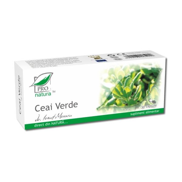 Ceai Verde Medica, 30 capsule