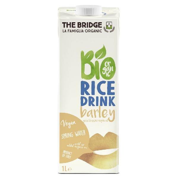 Lapte din Orez cu Orz Prajit Bio The Bridge, 1000ml