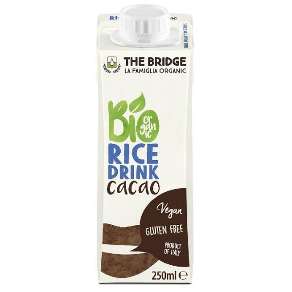 Lapte din Orez cu Cacao Bio The Bridge, 250 ml