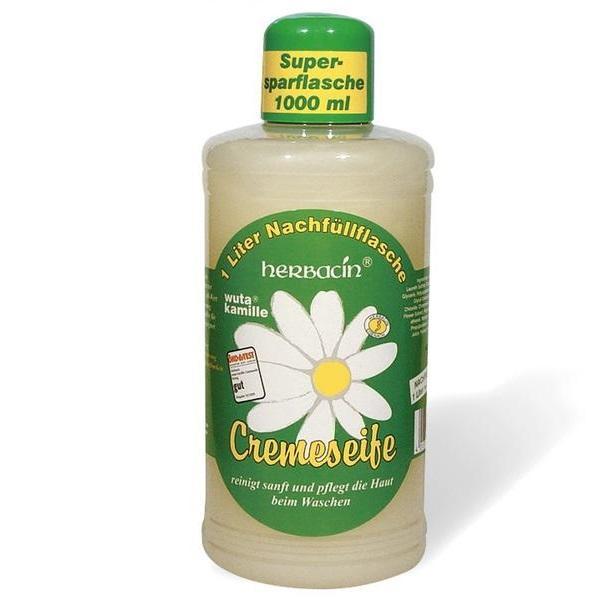 Rezerva sapun-crema lichid cu musetel, Herbacin, 1000 ml esteto.ro