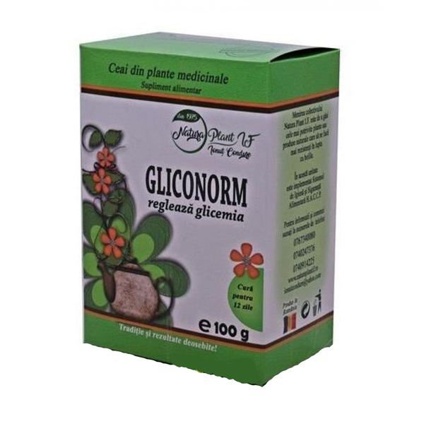 Ceai Gliconorm Natura Plant Poieni, 100g