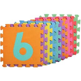 Set Covoras Puzzle MalPlay cu cifre colorate ,10 bucati