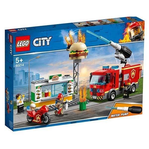 LEGO® City - Fire Stingerea incendiului de la Burger Bar 60214 pentru 5+ ani