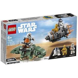 Lego star wars capsula de salvare contra dewback microfighter 75228 pentru 6+