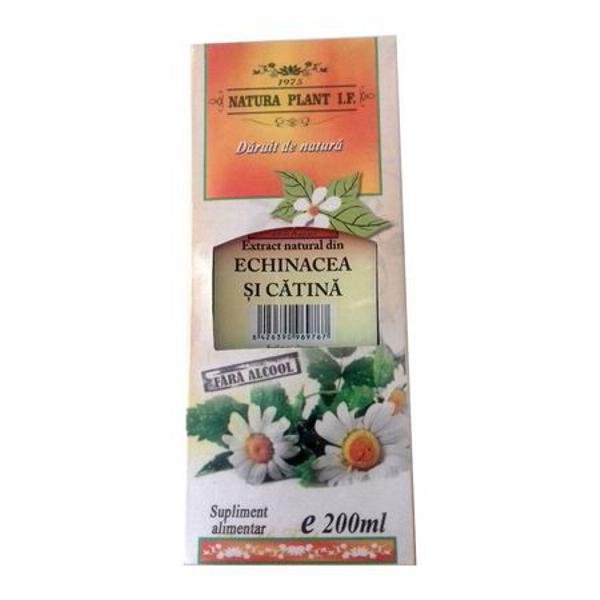 Extract din Echinacea si Catina Fara Alcool Natura Plant Poieni, 200 ml
