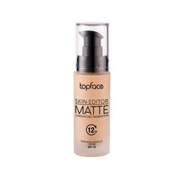 Fond de ten cu acoperire maxima, Topface Skin-Editor Matte, nuanta 002, 32ml