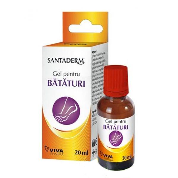 Gel pentru Bataturi Santaderm Vitalia Pharma, 20 ml