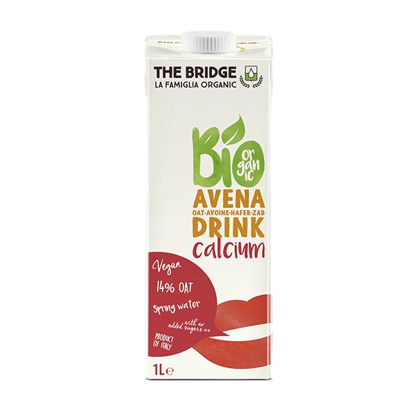 Lapte de ovaz cu calciu bio the bridge, 1000ml