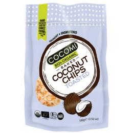 Chipsuri de Cocos Bio Cocomi, 100g