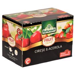 Ceai cirese si acerola fantasy naturavit, 15 doze x 1,5 g
