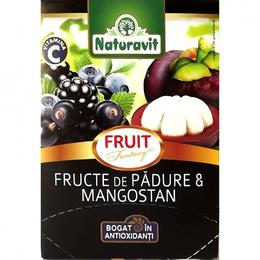 Ceai Fructe de Padure si Mangostan Fantasy Naturavit, 15 doze x 1,5 g