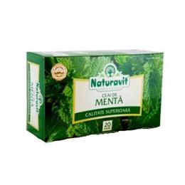 Ceai de menta naturavit 20 doze x 1,2 g