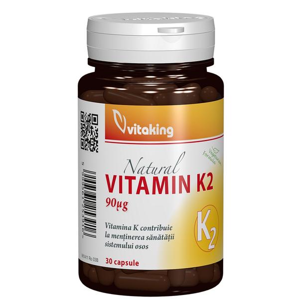 Vitamina K2 90 MG Vitaking, 30 capsule