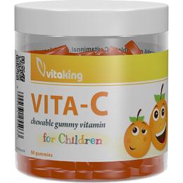 Jeleuri Gumate cu Vitamina C 80 MG pentru Copii Vitaking, 60 bucati