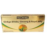 Ginkgo Biloba & Ginseng & Royal Jelly Only Natural, 10 fiole x 10 ml