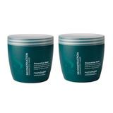 Pachet 2 x Masca Reparatoare Pentru Par Deteriorat - Alfaparf Milano Semi Di Lino Reconstruction Reparative Mask, 500ml