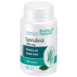 Spirulina 1000mg rotta natura, 30 tablete