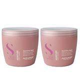 Pachet 2 x Masca Hidratanta pentru Par Uscat - Alfaparf Milano Semi Di Lino Moisture Nutritive Mask, 500ml