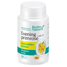 Evening primrose + vitamina e rotta natura, 30 capsule