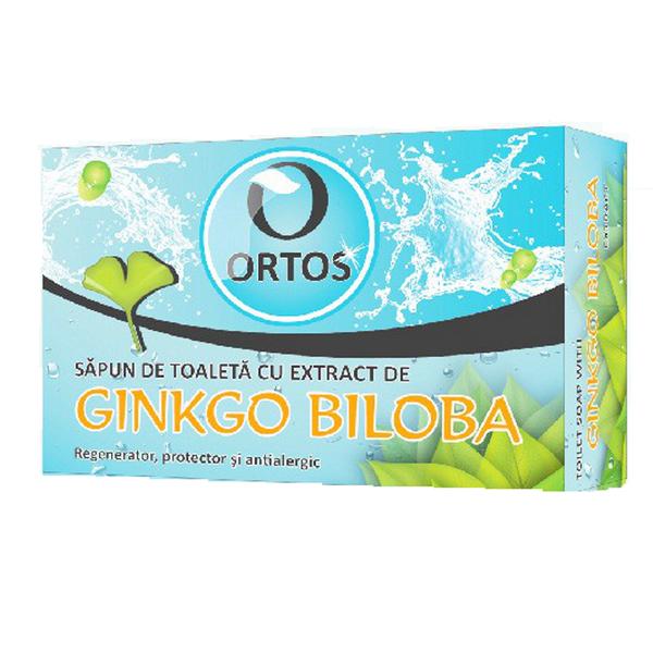 Sapun cu Ginkgo Biloba Ortos Prod, 100 g poza