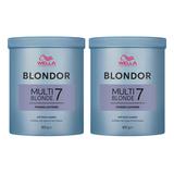 Pachet 2 x Pudra Decoloranta - Wella Professionals Blondor Multi Blonde Powder 800 g