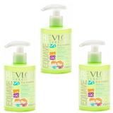 Pachet 3 x Sampon cu Balsam pentru Copii - Revlon Professional Equave Kids 2In1 Shampoo 300 ml