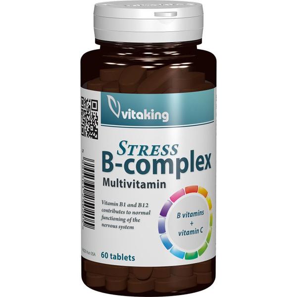 Sress B Complex cu vitamina C Vitaking, 60 comprimate