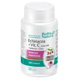 Echinacea + Vit. C Naturala + Seleniu + Zinc Rotta Natura, 30 capsule