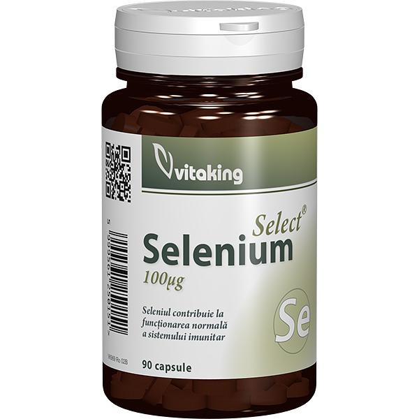 Seleniu Organic 100 MCG Vitaking, 90 capsule