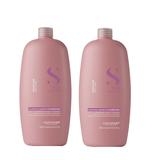 Pachet 2 x Balsam Hidratant fara Clatire pentru Par Uscat - Alfaparf Milano Semi Di Lino Moisture Nutritive Leave-in Conditioner, 1000ml