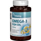 Omega 3 - Ulei de Peste Natural1200 MG Vitaking, 90 capsule
