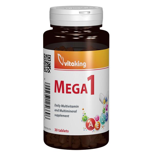 Multivitamina Mega-1 Vitaking, 30 comprimate