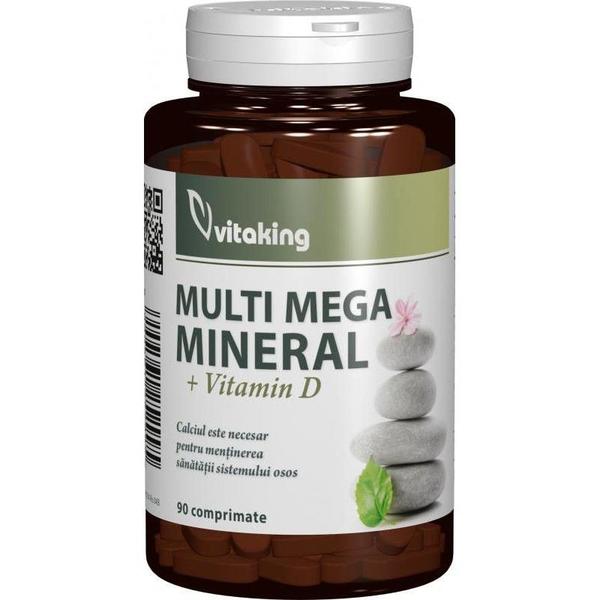 Multi Mega Mineral + Vitamin D Vitaking, 90 comprimate