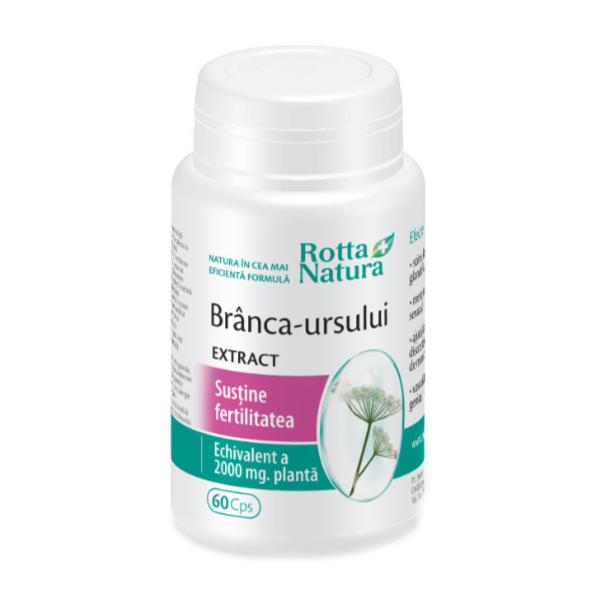 Branca-Ursului Extract Rotta Natura, 60 capsule