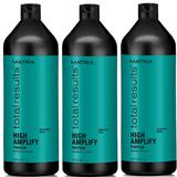 Pachet 3 x Sampon pentru Volum - Matrix Total Results High Amplify Shampoo 1000 ml