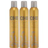 Pachet 3 x Spray de Styling cu Keratina - CHI Farouk Keratin Flex Finish Hairspray 284 gr
