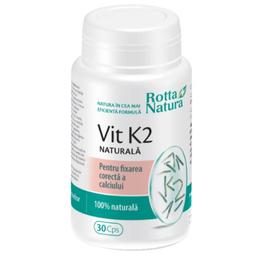 Vitamina k2 naturala rotta natura, 30 capsule