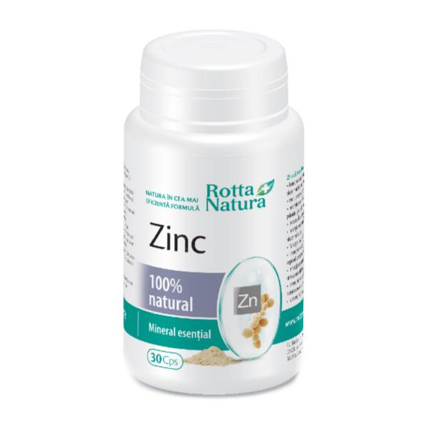 Zinc Natural Rotta Natura, 30 capsule