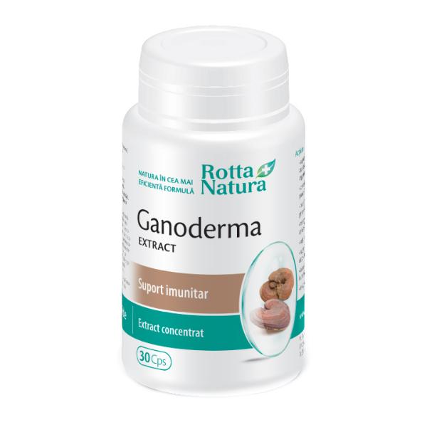 Ganoderma Extract Rotta Natura, 30 capsule