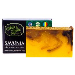 Sampon solid natural cu amla si henna savonia, 90g