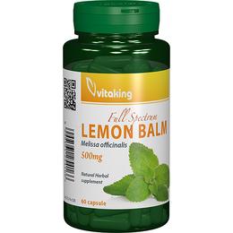 Lemon balm 500 mg vitaking, 60 capsule