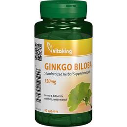 Ginkgo biloba 120mg vitaking, 60 capsule