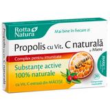 Propolis cu Vitamina C Naturala si Miere Rotta Natura, 30 comprimate masticabile