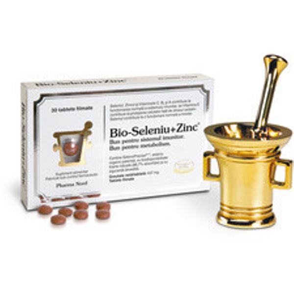 Bio-seleniu + zinc pharma nord, 120 comprimate