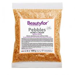 Perle de ceara depilatoare - beautyfor pebbles honey cream, 1 kg