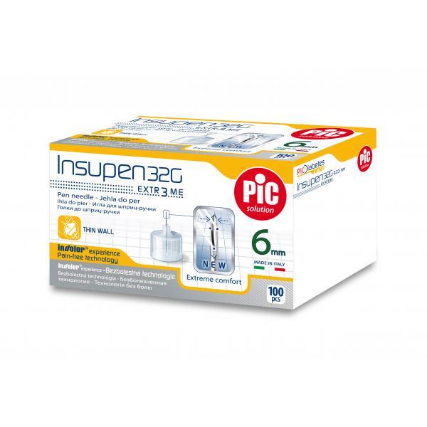 Ace sterile insulina 32g x 6mm pic artsana, 100 buc