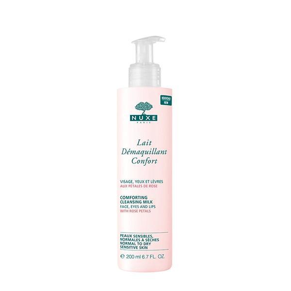 Lapte demachiant cu petale de trandafiri nuxe 200ml
